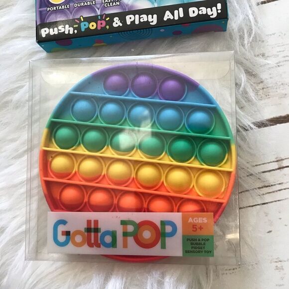 Pop It’s, Fidget Spinner Pop it, Pop Dots Tie Dye Toys - Picture 6 of 7